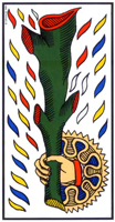 L'arcane Bâton du tarot L'arcane Bâton du tarot