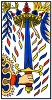 L'arcane Épée du tarot L'arcane Épée du tarot