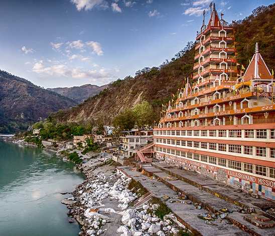 Temple Lakshman Jhula en Inde Temple Lakshman Jhula en Inde
