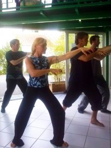 Cours de Qi Gong du Tigre à Terre d'Asie avec Catherine-Isaure Bousquet