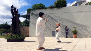 Vidéo de démonstration de Bagua Zhang avec Maître Zhang Kunlin lors de la journée nationale de Qi Gong, mai 2016