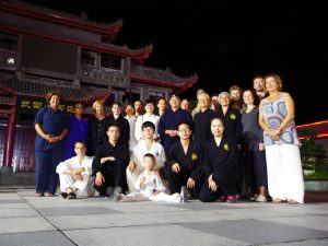 Les élèves de Terre d'Asie avec Maître Chen Li Sheng lors du voyage en Chine en août 2016