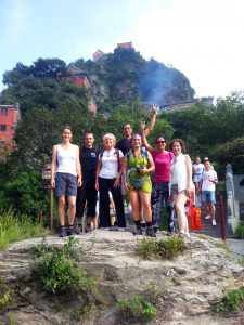 Photo de groupe lors du voyage en Chine organisé par Terre d'Asie