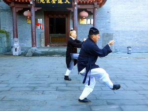 Xing Yi Quan avec Maître Chen Li Sheng et Catherine-Isaure Bousquet au Wudang