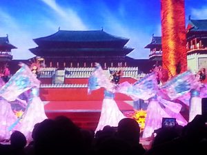 Spectacle à l'opéra de Xi An, août 2016