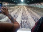 Visite à Xi An du mausolée de l’empereur Qing et de son armée de 6000 cavaliers en terre cuite, août 2016
