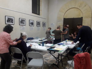 Le stage à Heugas dans les Landes