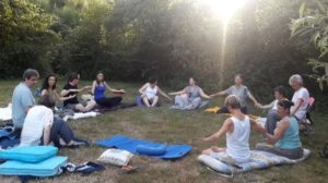 La méditation en stage d'été