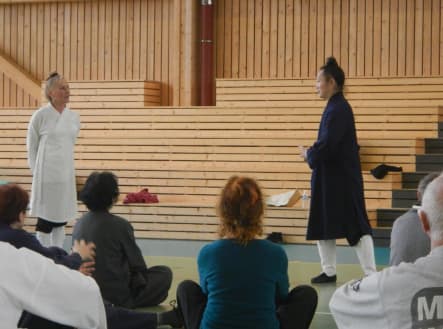 Maître Yuan Limin AVEC Catherine-Isaure Bousquet
